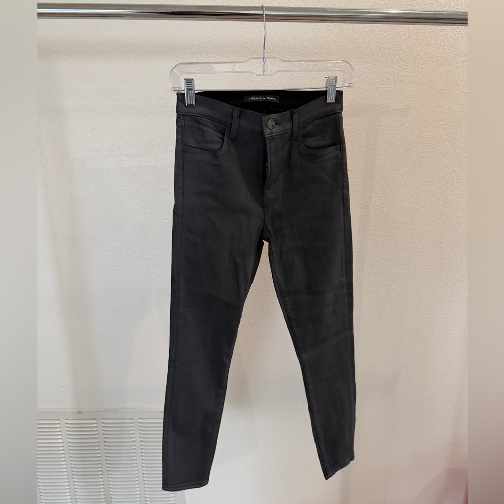 J Brand for Theory Charcoal Gray Skinny Jeans Size 25